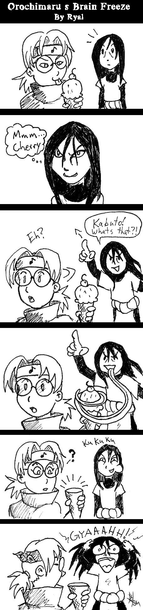 Kabuto and Orochimaru and Ice-cream